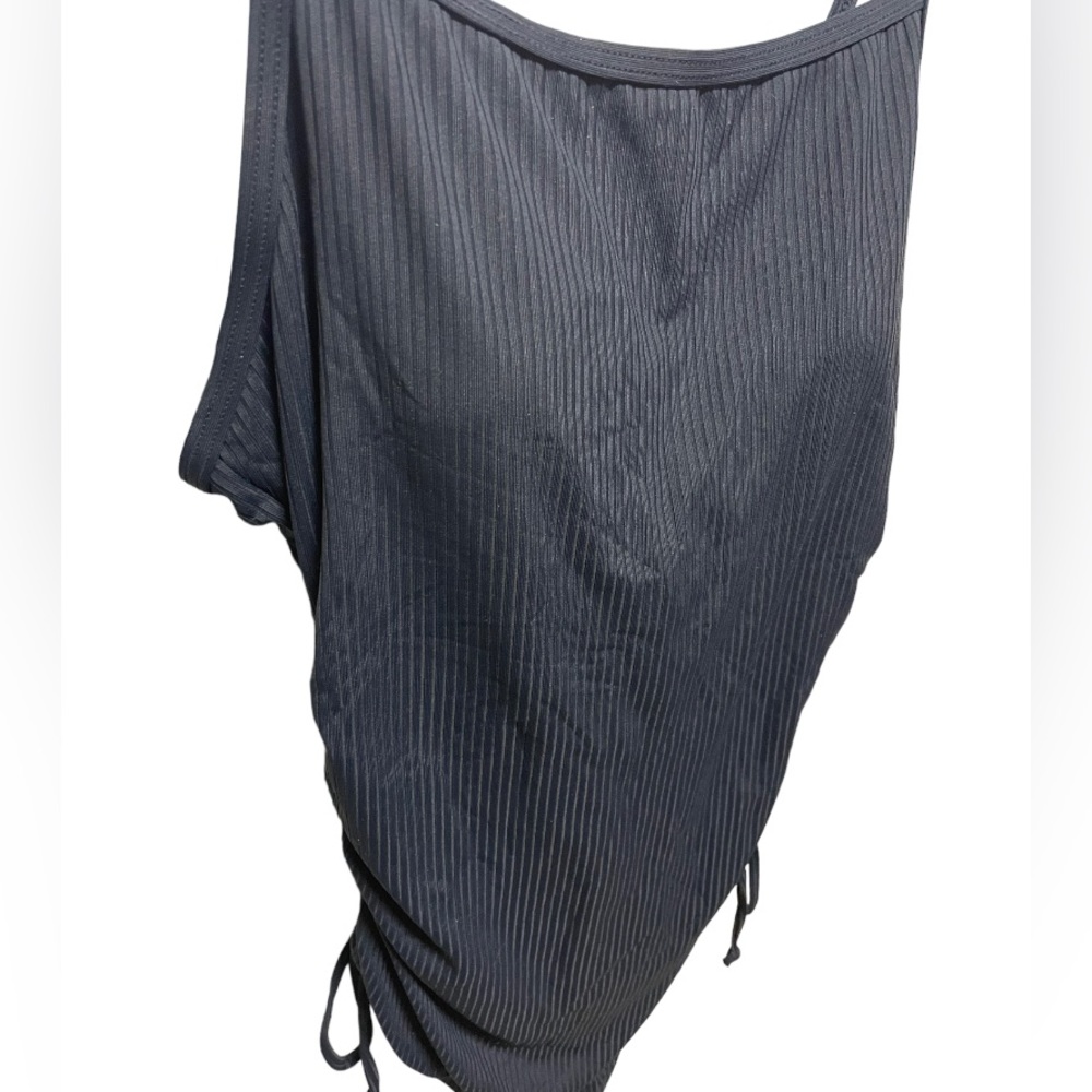 NWT Drawstring Side Ribbed Swimsuit - Picture 8 of 10